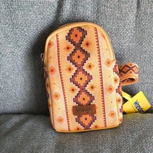 Wrangler Women's Southwestern Print Sling Crossbody Bag